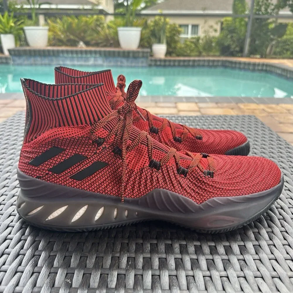 Adidas Crazy Explosive Primeknit Red Men's Athletic Shoes CQ0613 Size 20